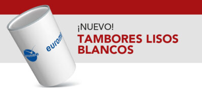 ¡NUEVO! TAMBORES LISOS BLANCOS